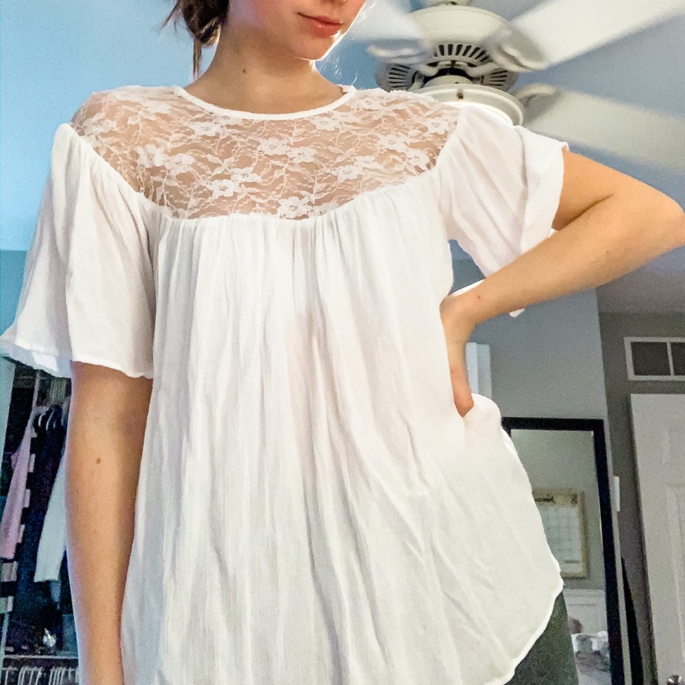 Abercrombie Lace Fashion Top